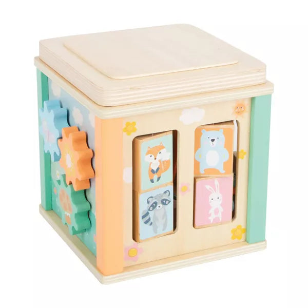 Small Foot Pastel Activity Cube