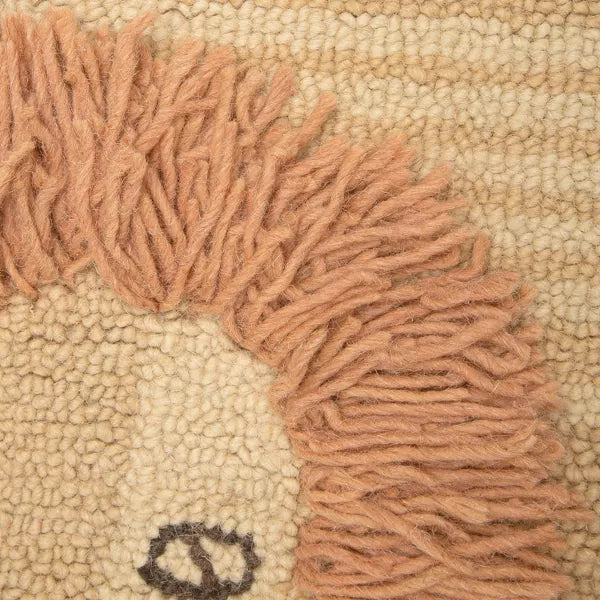 Crane Baby Hand Tufted Wool Animal Shaped Rug