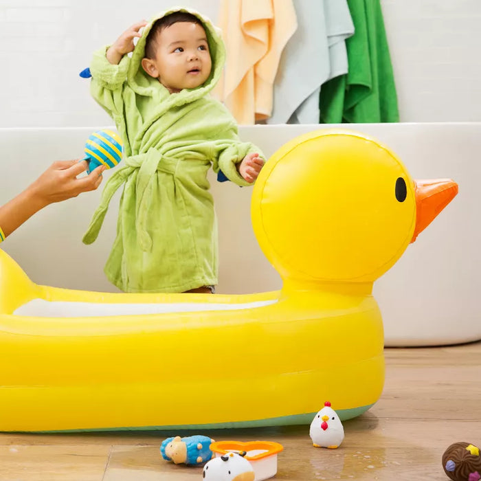 Munchkin White Hot Inflatable Duck Safety Baby Bath Tub