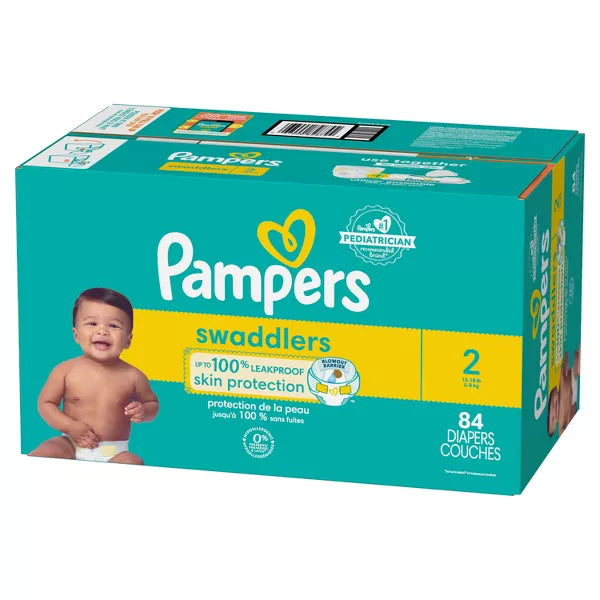 Pampers Swaddlers Diaper Size 2 84 Count