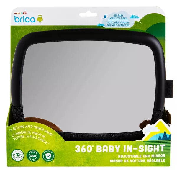 Munchkin Brica 360° Pivot Baby In-Sight Adjustable Car Mirror