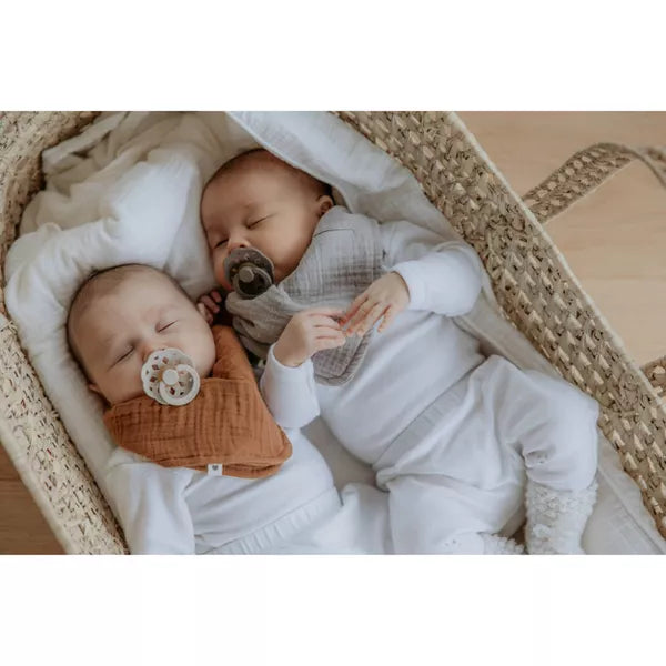 BIBS 2 Pack Boheme Latex Pacifiers in Ivory/Sage