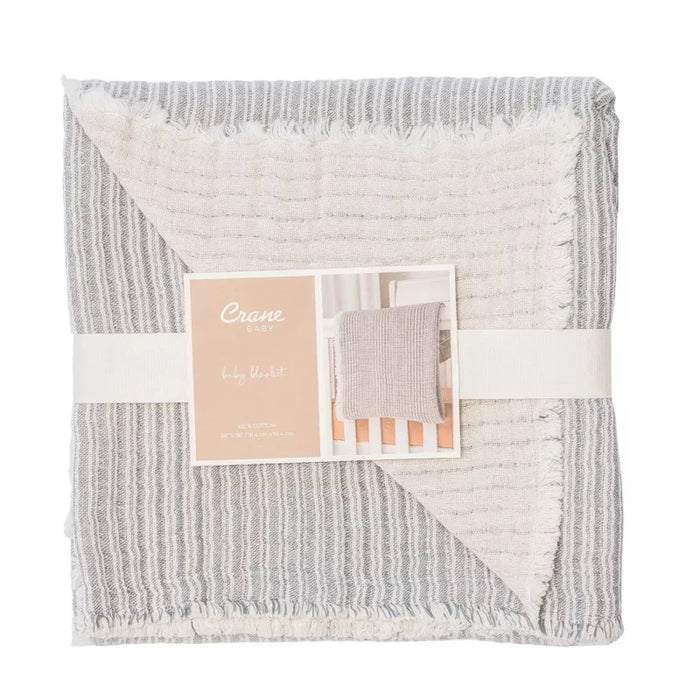 Crane Baby Shoreline Stripe Blanket