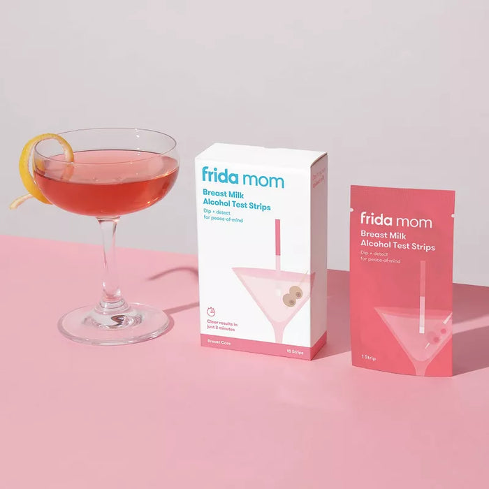 Frida Mom Breast Milk Alcohol Test Strips - 15ct