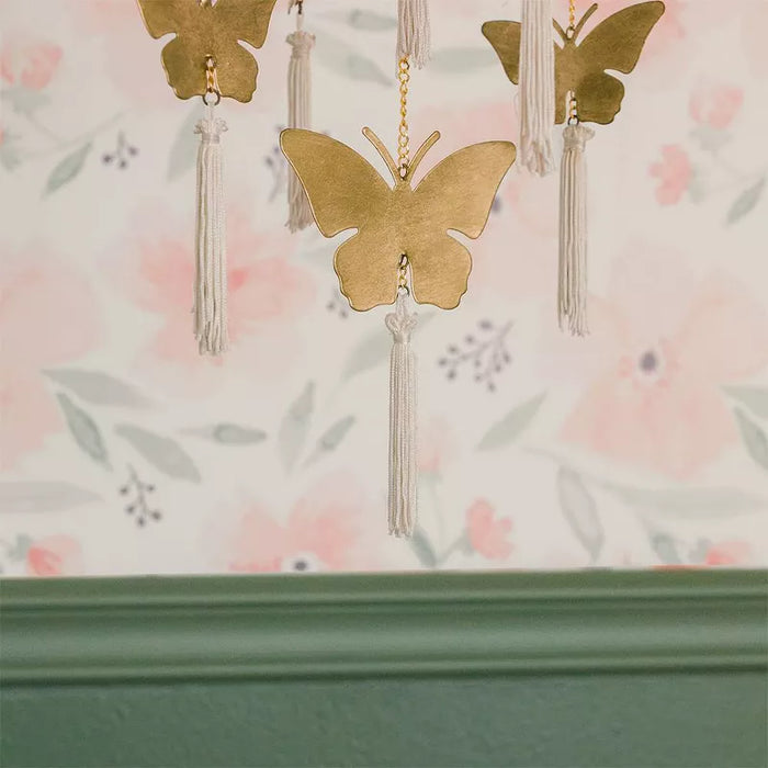 Crane Baby Brass Finish Ceiling Hanging - Parker Butterfly