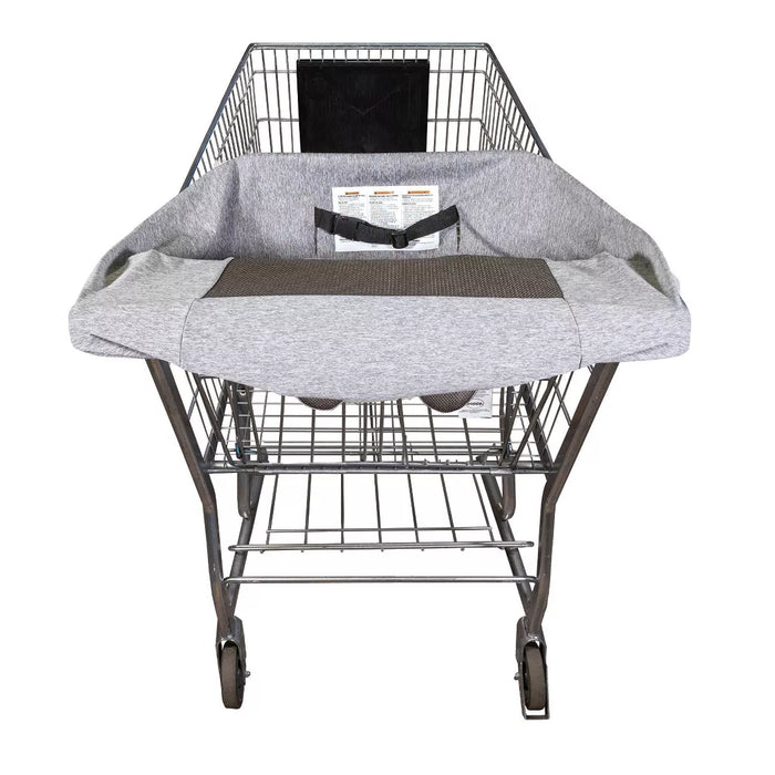 Boppy Compact Antibacterial Shopping Cart Cover, Gray