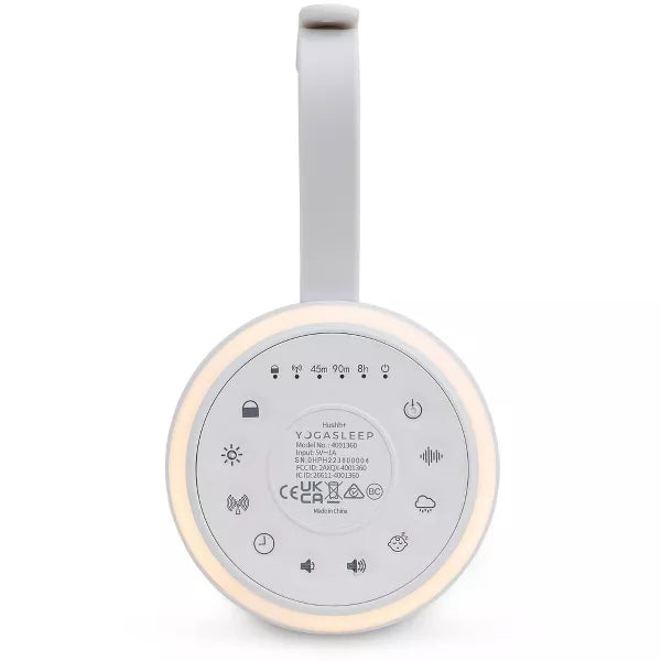 Yogasleep Hushh+ Travel Sound Machine with Wireless Speaker and Night Light