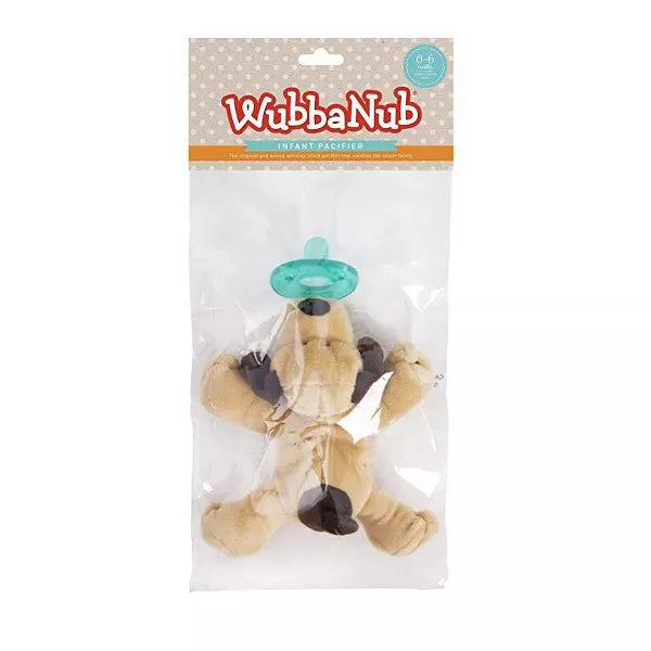 WubbaNub Plush Toy Pacifier-Brown Puppy