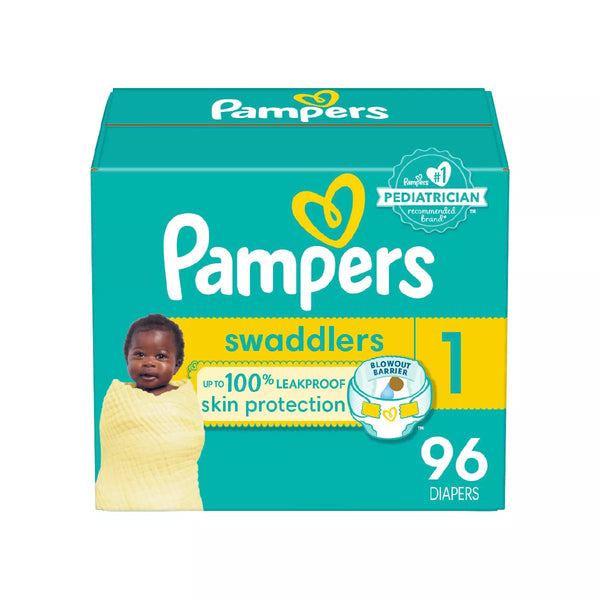 Pampers Swaddlers Diapers Size 1- 96 Count