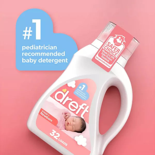 Dreft Stage 1: Baby Liquid Laundry Detergent - 109.5 fl oz