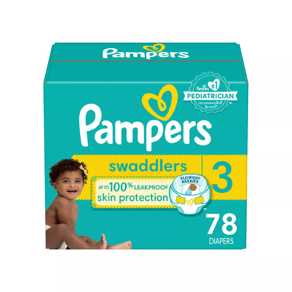 Pampers Swaddlers Active Baby Diaper Size 3-78 Count