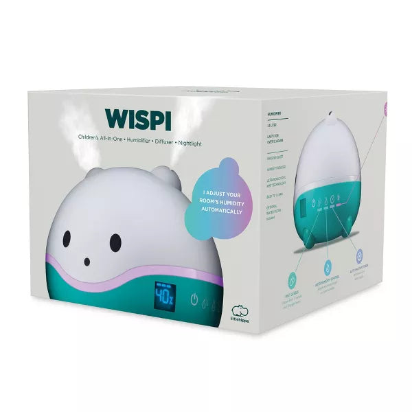 LittleHippo Wispi Humidifier Essential Oils Diffuser and Night Light for Kid's