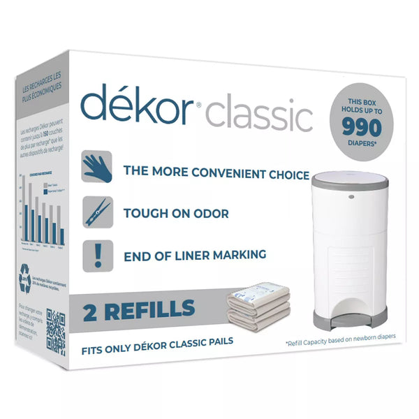 Diaper Dekor Classic 2 Pack Refill