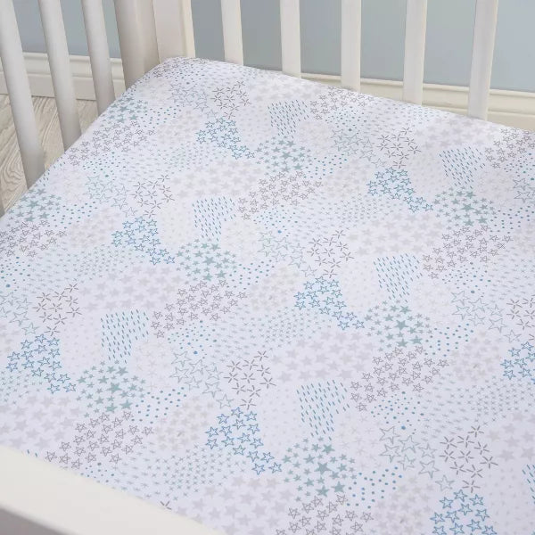 Trend Lab Starry Night Fitted Crib Sheet