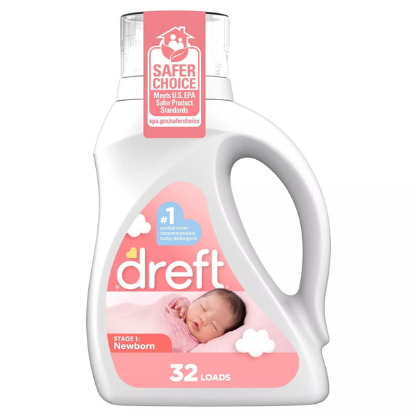 Dreft Stage 1: Newborn Baby Liquid Laundry Detergent - 46 fl.oz