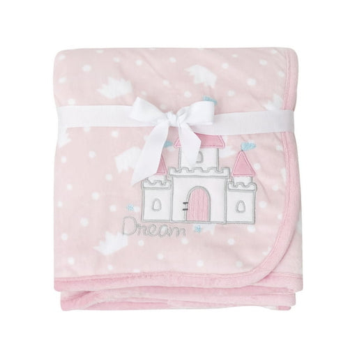 Gerber Baby Girls Plush Blanket - Princess Castle