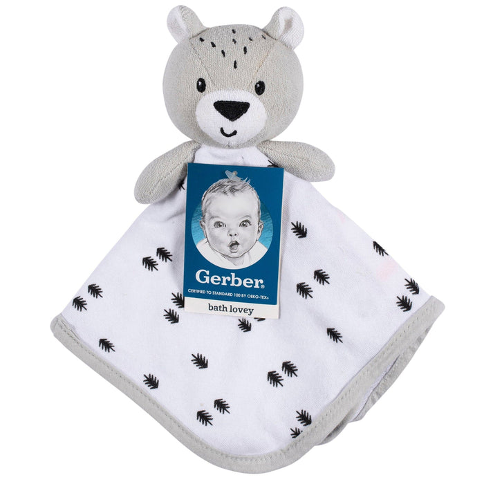 Gerber Baby Boys Security Blanket Bath Lovie - Bear