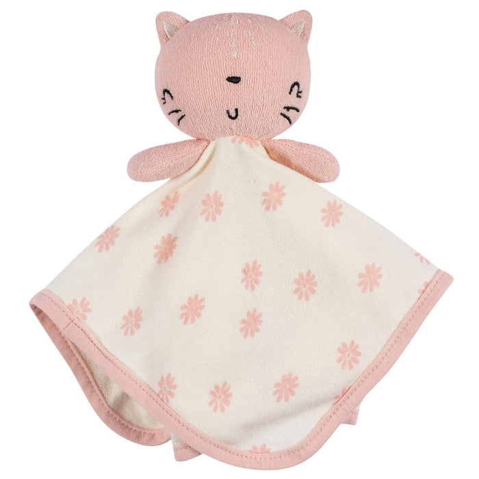 Gerber Baby Girls Security Blanket Bath Lovie - Kitty Floral