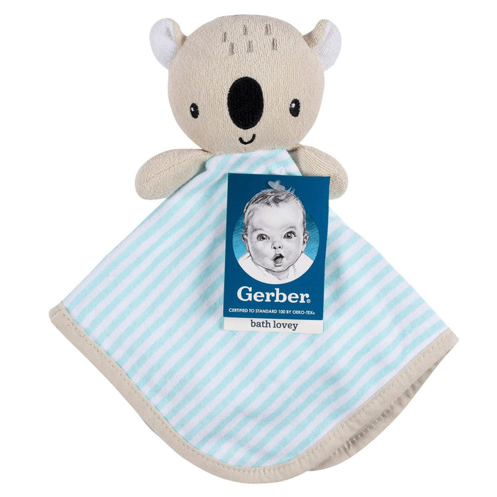 Gerber Baby Neutral Security Blanket Bath Lovie - Little Animals