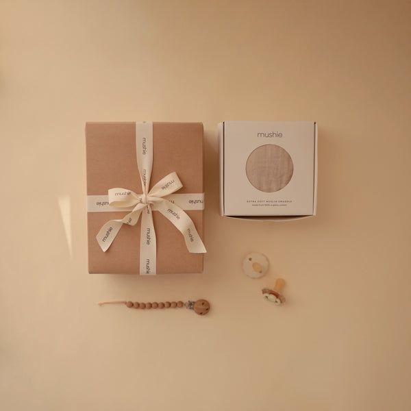 Mushie Newborn Gift Set (Mini) | $48 Value