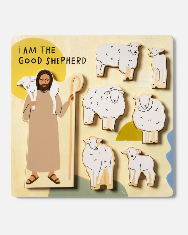 Be A Heart Good Shepherd Wooden Puzzle