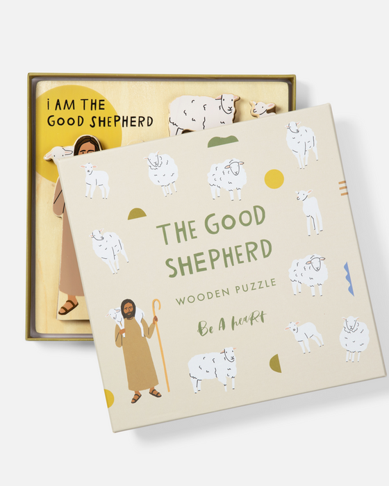 Be A Heart Good Shepherd Wooden Puzzle