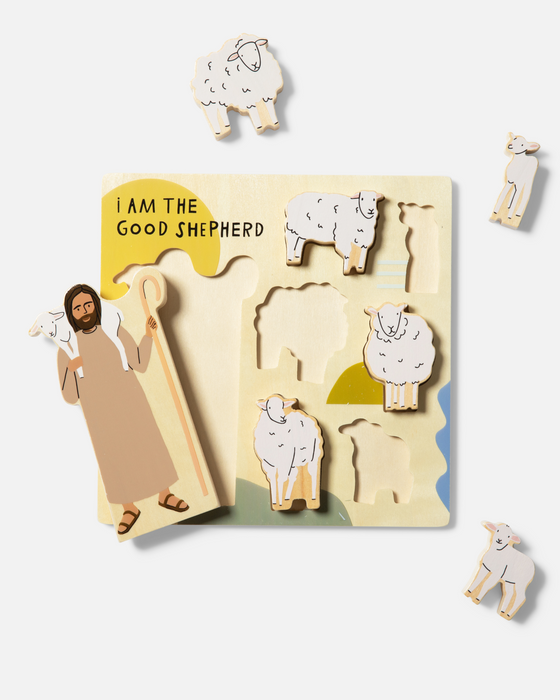 Be A Heart Good Shepherd Wooden Puzzle