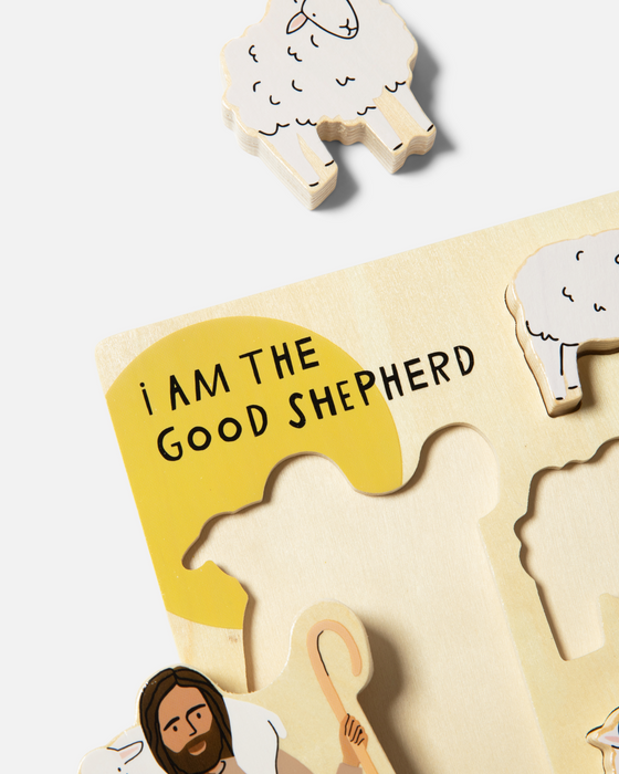 Be A Heart Good Shepherd Wooden Puzzle