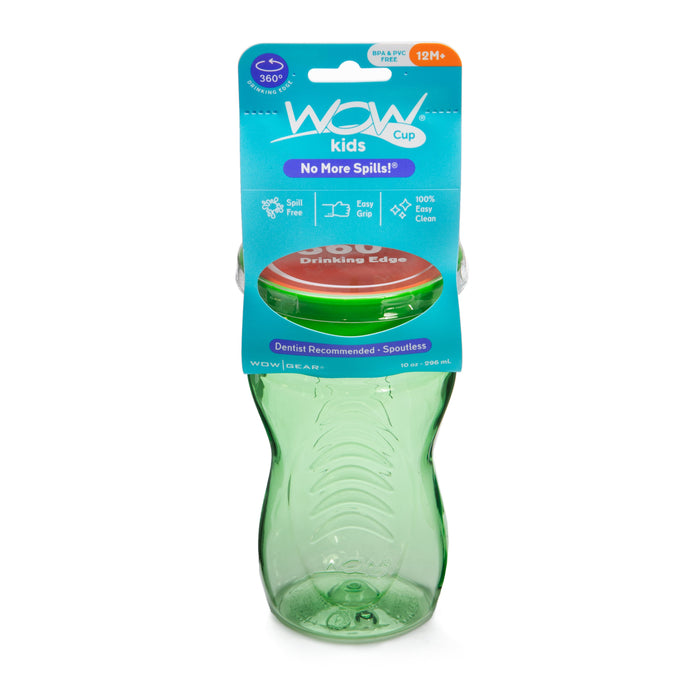 WOW CUP for Kids 360 Drinking Cup - Green, 10 oz. /296 ml