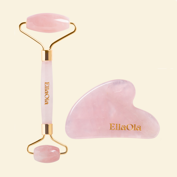 EllaOla Rose Quartz Facial SPA Set