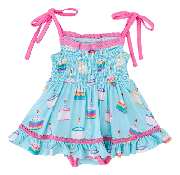 Birdie Bean harlow smocked birdie twirl