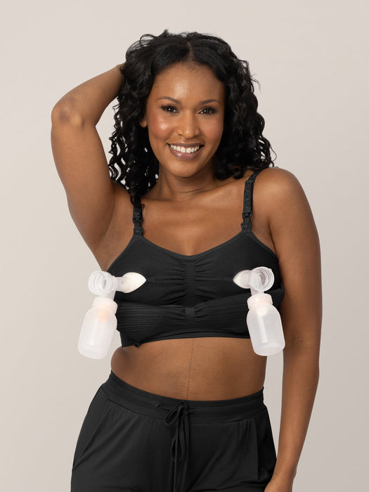 Kindred Bravely Sublime® Hands-Free Pumping & Nursing Bra | Black