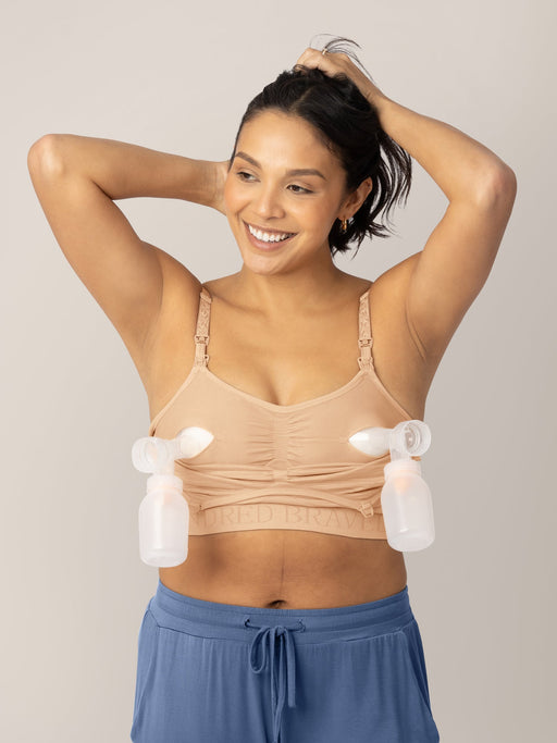 Kindred Bravely Sublime® Hands-Free Pumping & Nursing Bra | Beige