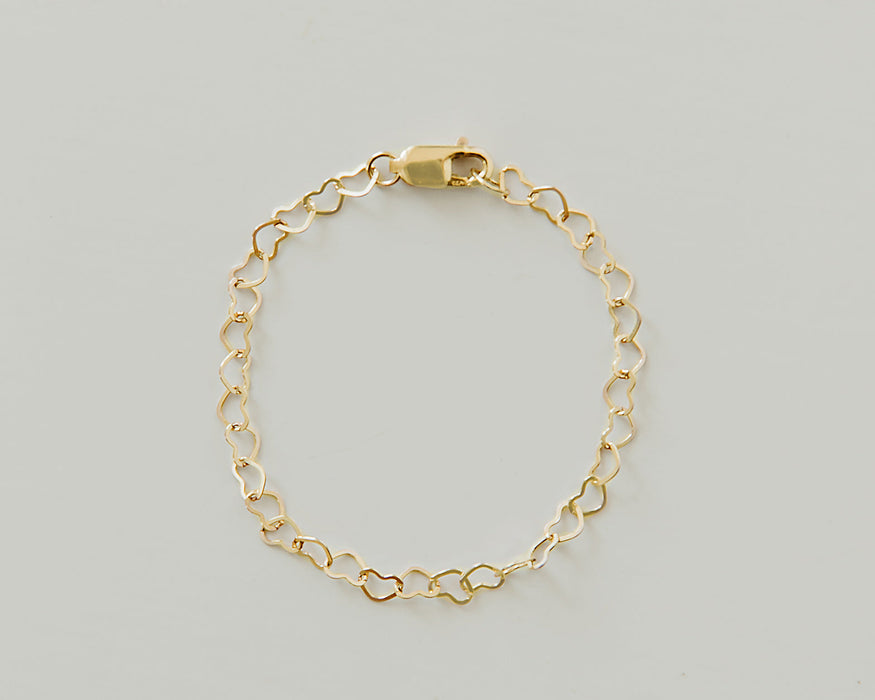 Reverie Threads Mommy & Me Golden Love Bracelet - 14K Gold Filled