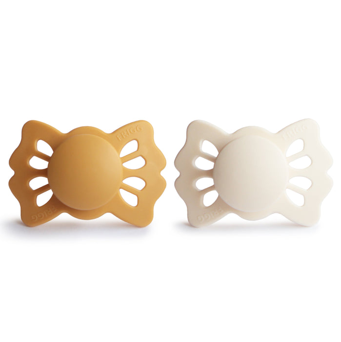 Mushie FRIGG Lucky Symmetrical Silicone Pacifier 2-Pack (0-6 Months)