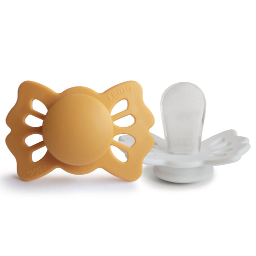 Mushie FRIGG Lucky Symmetrical Silicone Pacifier 2-Pack (0-6 Months)