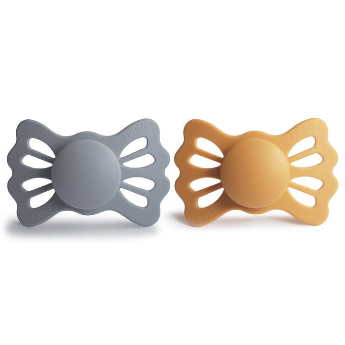 Mushie FRIGG Lucky Symmetrical Silicone Pacifier 2-Pack (6-18 Months)