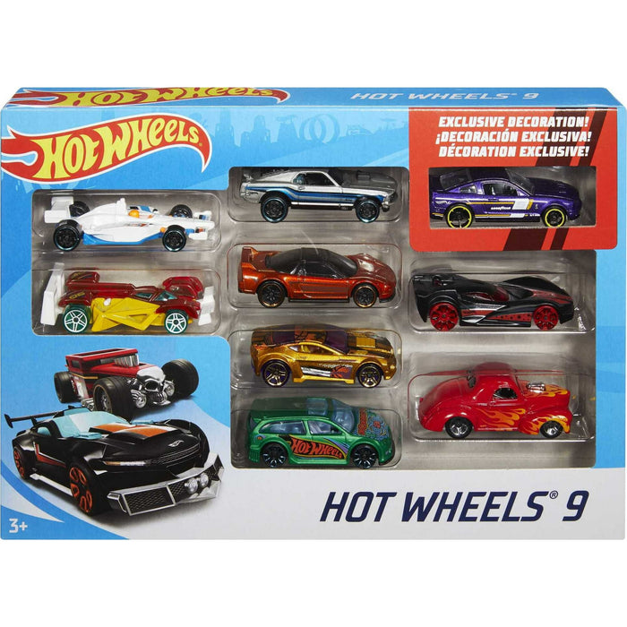  Hot Wheels 5-Car Pack of 1:64 Scale Vehicles, Gift for