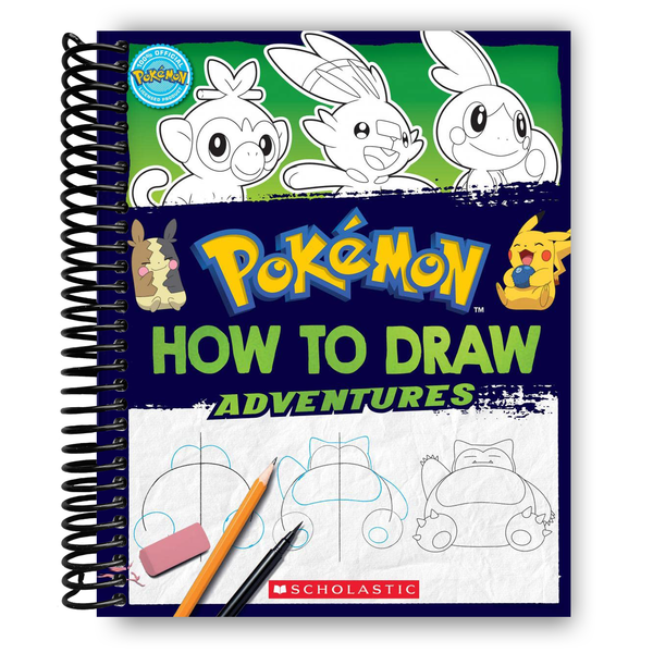 Lay it Flat How to Draw Adventures (Pok√©mon) (Spiral Bound)