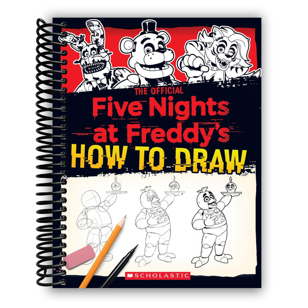 Lay it Flat How to Draw Five Nights at Freddy's (Spiral Bound)