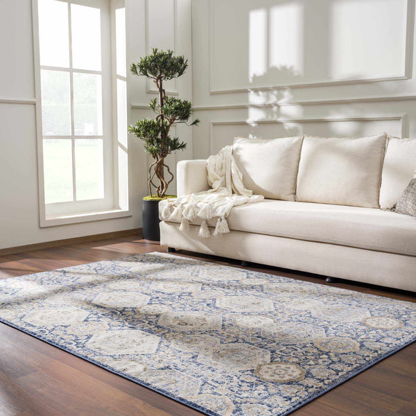 Hauteloom Parkerfield Blue Area Rug