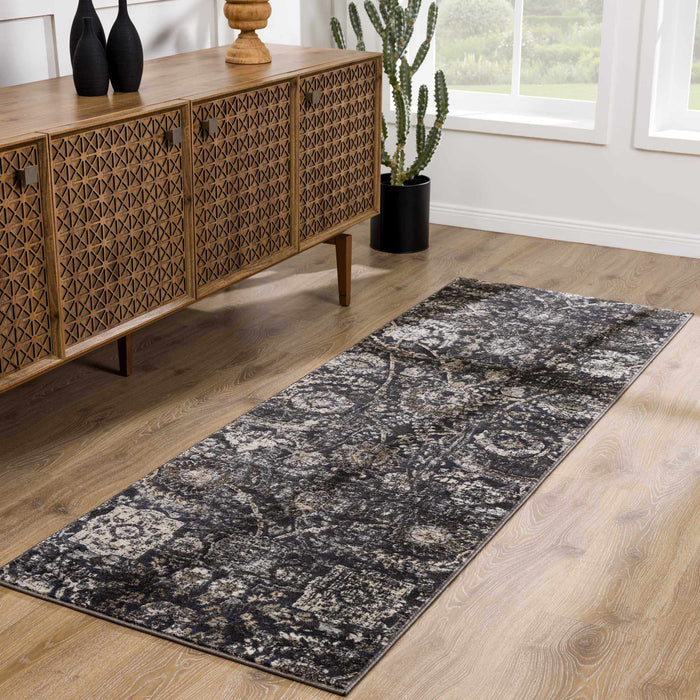 Hauteloom Georgiana Black Area Rug