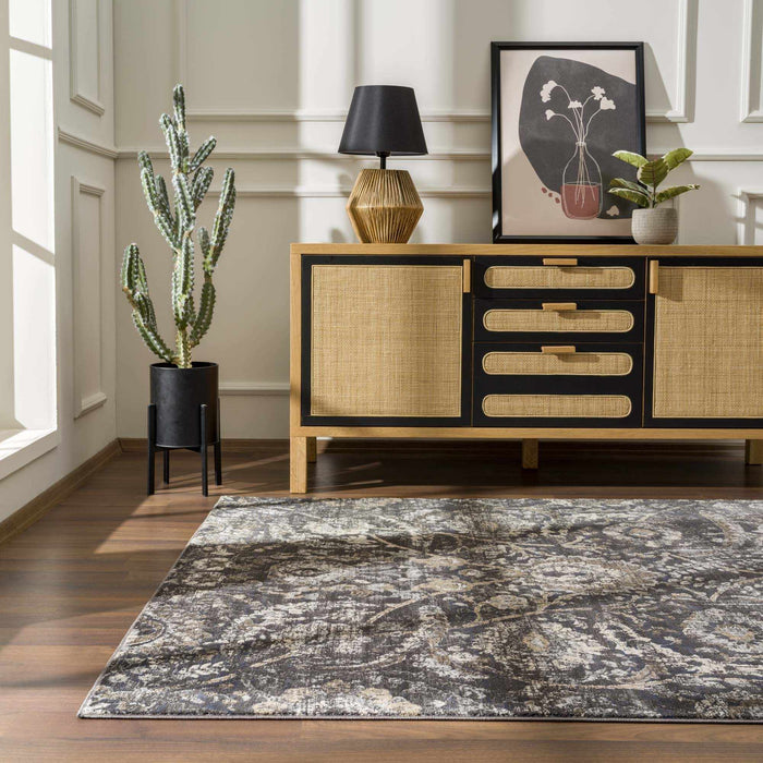 Hauteloom Georgiana Black Area Rug