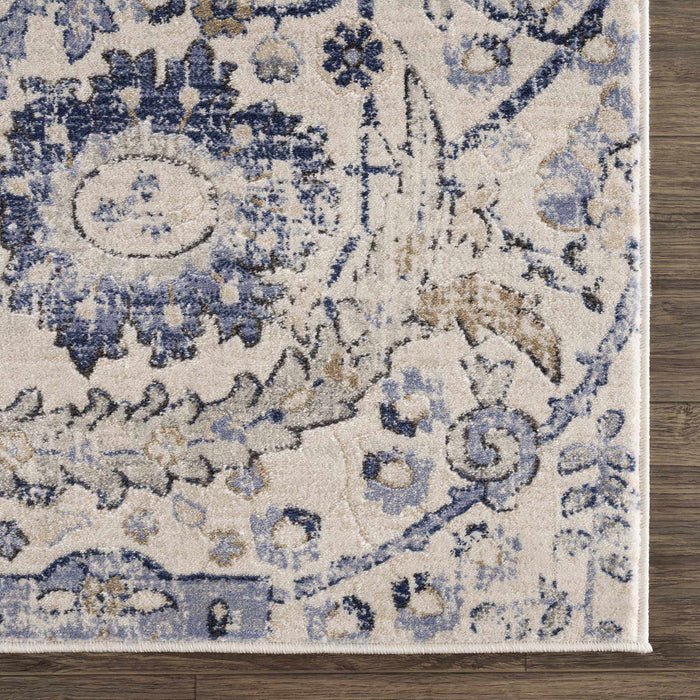 Hauteloom Georgiana Beige & Blue Area Rug