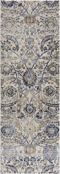 Hauteloom Georgiana Beige & Blue Area Rug