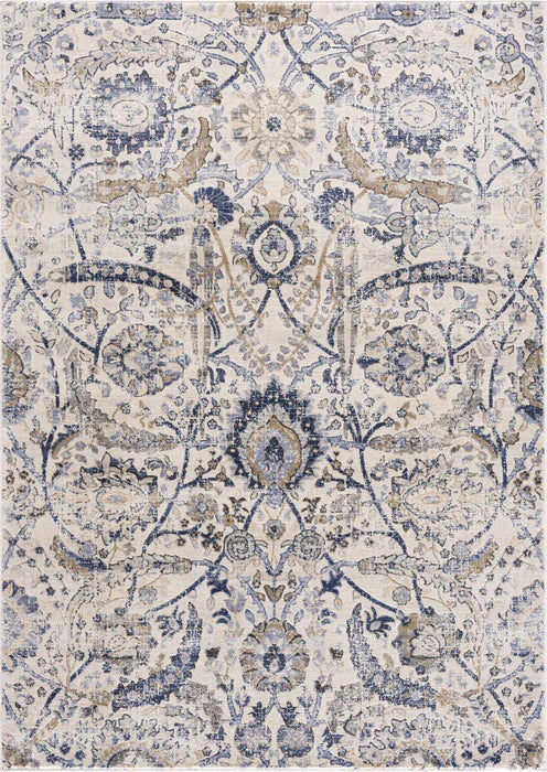 Hauteloom Georgiana Beige & Blue Area Rug