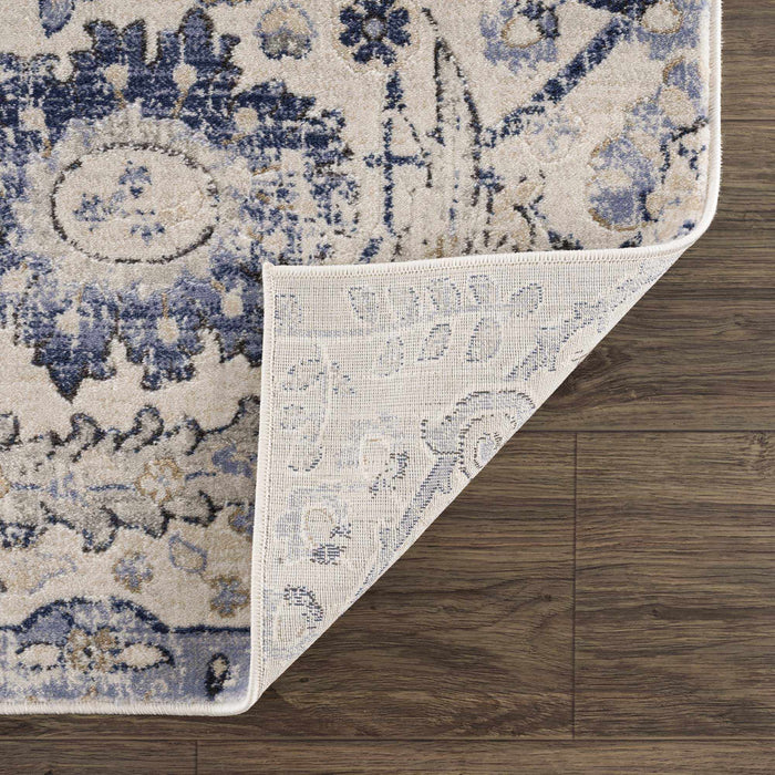 Hauteloom Georgiana Beige & Blue Area Rug