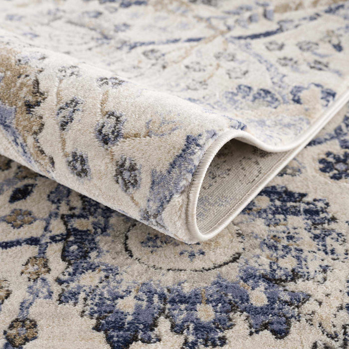 Hauteloom Georgiana Beige & Blue Area Rug