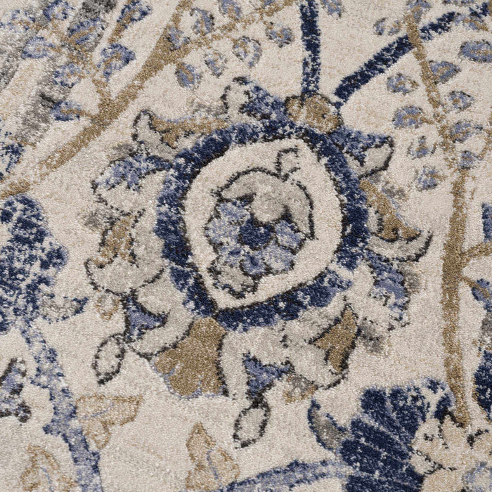 Hauteloom Georgiana Beige & Blue Area Rug