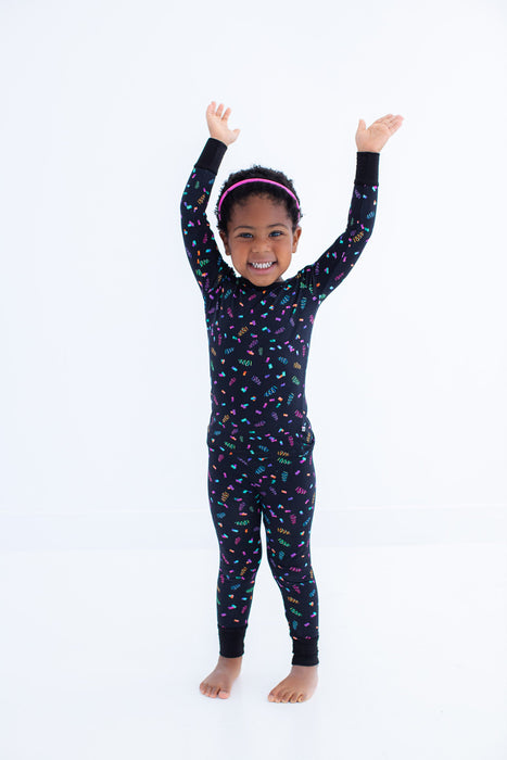 Birdie Bean confetti 2-piece pajamas